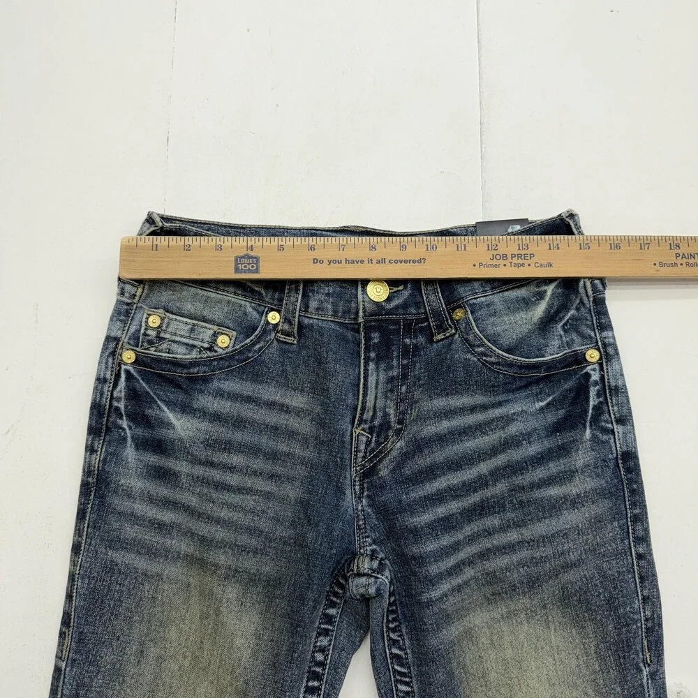 True Religion Rocco Relaxed Skinny Jeans Mens 29x32 Blue Stretch Denim Pants